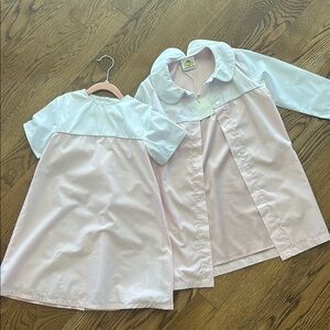 Pink and White Kids Dress Set